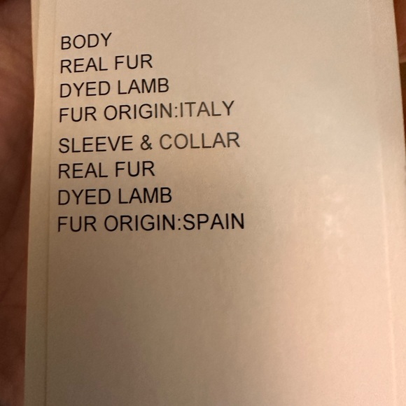 Luxurious Cream lamb shearling Fur Coat - Picture 5 of 6